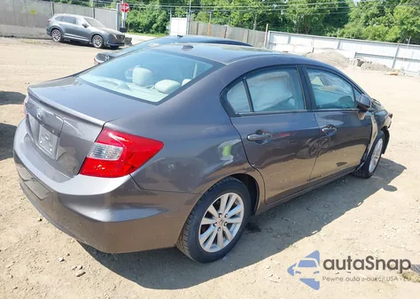 2012 Honda Civic Ex из США, поврежденный, VIN 19XFB2F86CE066979